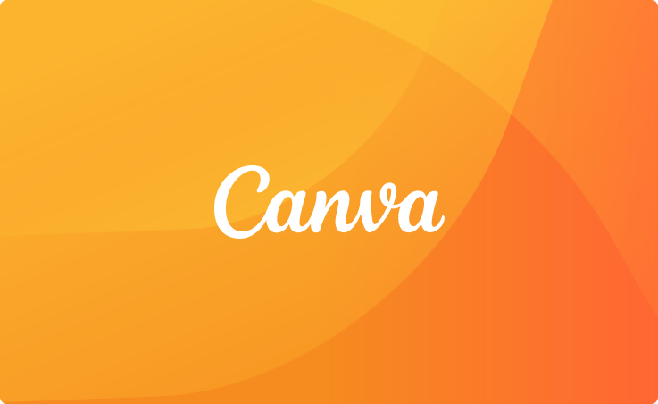 Canva orange background