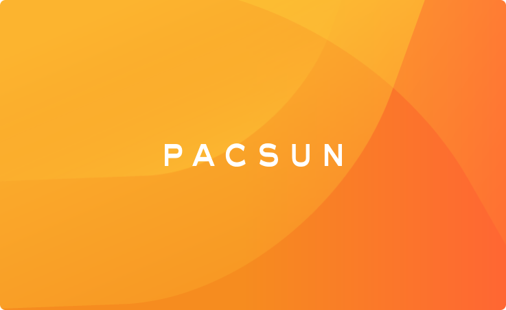 Pacsun orange background